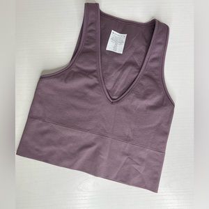 Athleta Aurora Crop Rib Tank XS